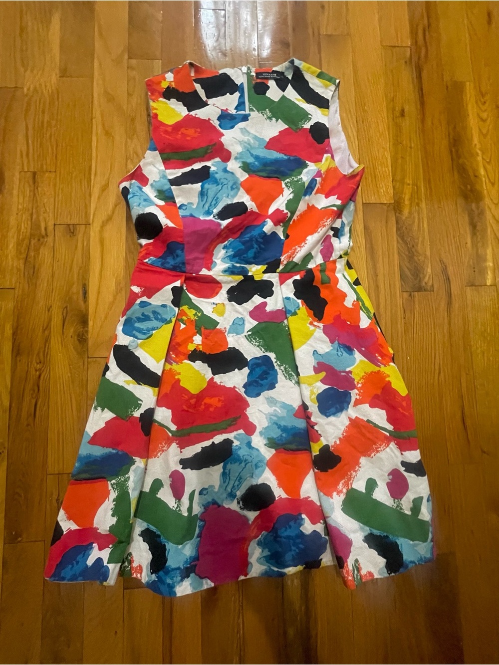 Kate Spate Rare Vintage Saturday Colorful Color Splash Mini Dress Size 2 Women’s